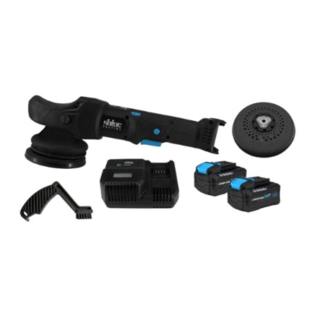 SFG001.002 Akumulatorska ekscentrična polirka Shine Faction 125&150mm ekscenter 15mm - 5,0 Ah - po naročilu!